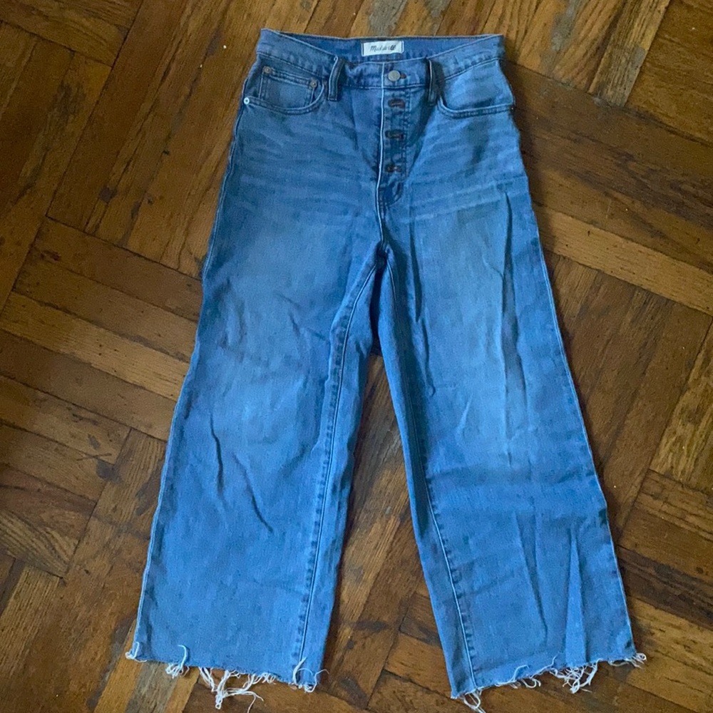 Madewell Wideleg Crop Jean